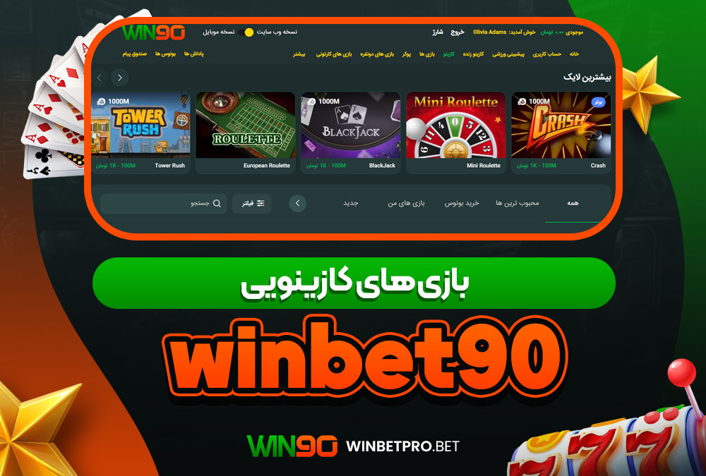 سایت شرط بندی وین بت 90 معتبر